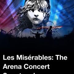 3x Les Miserables Tickets - 6th June