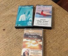 Cassette tapes, Great condition  Richard Clayderman, Nana Mouskouri,  Alone Heavenly Music.