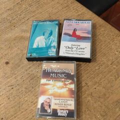 Cassette tapes, Great condition  Richard Clayderman, Nana Mouskouri,  Alone Heavenly Music.