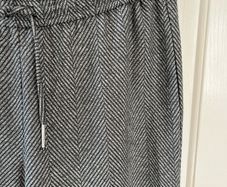 New Only Tailored Herringbone Ankle Grazer Trousers - EU38 / Size 12 / Leg 27 in