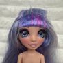 Rainbow High Violet Willow Series 1 Nude Articulated Doll Purple Hair Used Please look at the pictures Image 3