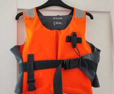 Kids Life Jacket LJ100N Easy JR 15-30 Kg - Orange/Grey