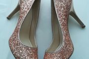 Rose gold Nine West heels, size 6(39)