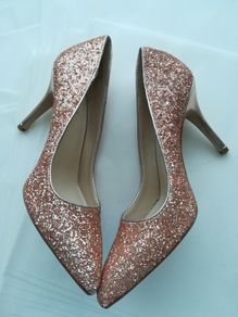 Rose gold Nine West heels, size 6(39)
