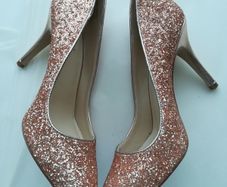 Rose gold Nine West heels, size 6(39)