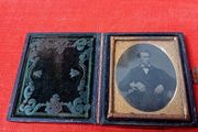 Daguerreotype Miniature Photograph in Case