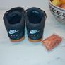 Nike Air Jordon 'Flight' 4RM black and starfish- Low profile Air Jordan's mens uk 9 Image 4