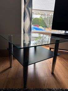 glass coffee table