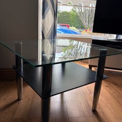glass coffee table