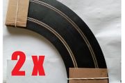 Scalextric C8529: 2x New Radius 2 Track Curves Pack (R2- 90 degrees )