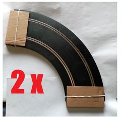 Scalextric C8529: 2x New Radius 2 Track Curves Pack (R2- 90 degrees )