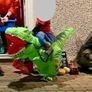 kids costume blow up dinosaur Image 2