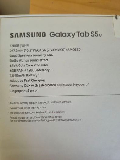 Samsung Galaxy Tab S5e