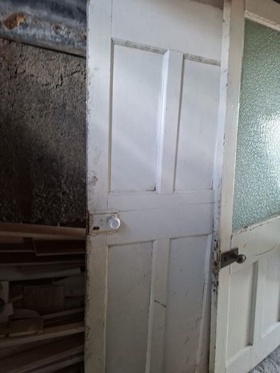 doors and fireplace