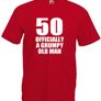 50 Officially A Grumpy Old Man T-Shirt, Funny 50th Birthday Gift Image 6