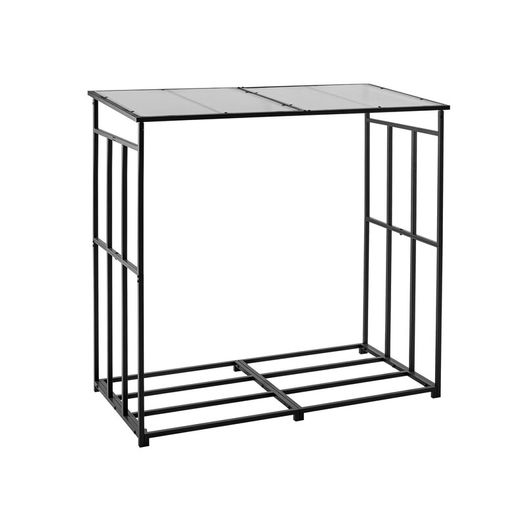 Outdoor Firewood Rack with Roof 143cm