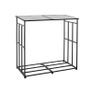 Outdoor Firewood Rack with Roof 143cm Image 10