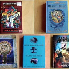 Children's fantasy books (hardbacks)