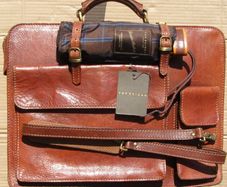 The Bridge Leather Briefcase