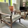 Pair of mid century armchsirs Image 6