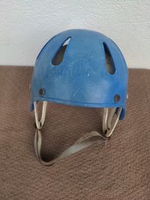 Vintage canoeing helmet