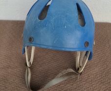 Vintage canoeing helmet