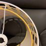 Two White & Yellow Ceiling Shades Image 6