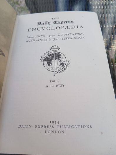 The Daily Express Encyclopedia 1st Ed. 1934