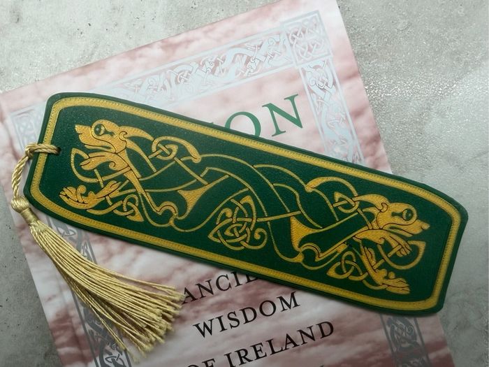 Personalised Celtic Hounds Bookmark
