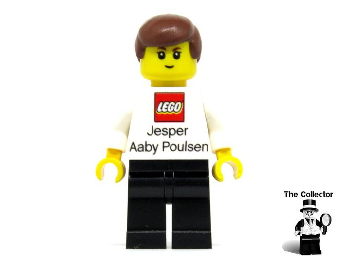 Lego Employee Jesper Aaby Poulsen Business Card Minifigure Very Rare Hard To Find