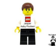 Lego Employee Jesper Aaby Poulsen Business Card Minifigure Very Rare Hard To Find
