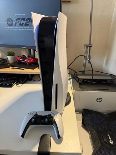 ps5 disc edition 825gb with controller and stand