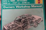 Haynes car manuals. Opel Corsa and Vectra, Volvo, Skoda and Bmw.