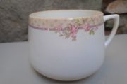 Vintage pink roses cup