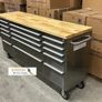 72" inch wide stainless steel 15 drawer tool box Image 2