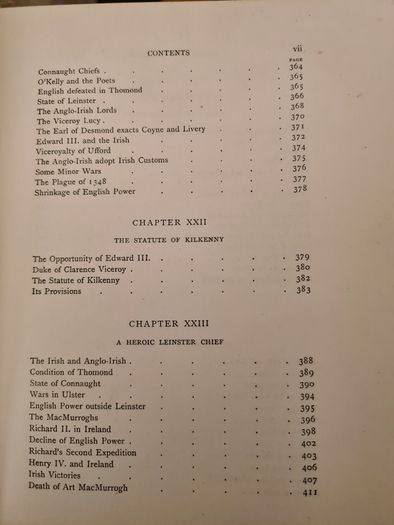 A History Of Ireland. Half Of Volume 2. Hardback.