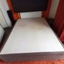Double Bed Base with Leather Headboard. Image 4