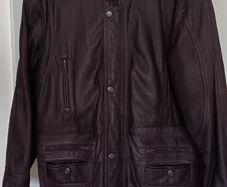 Brown Leather Jacket Coat