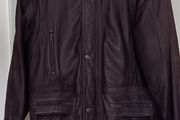 Vintage Dark Brown Leather Jacket
