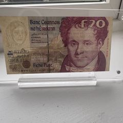 20 pound banknotes Irish circulated year -1999 at 30 euro each