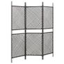 Fence Panel Poly Rattan 1.8x2 m Brown Image 2