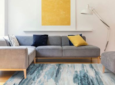 Area Rugs Vintage Abstract Rug Home Modern Rugs Chic Ink Splash Soft Carpet Non-slip Carpets Area rug for Living room, Bedroom, Office and Indoor Decoration 80x120cm (FREE POSTAGE)