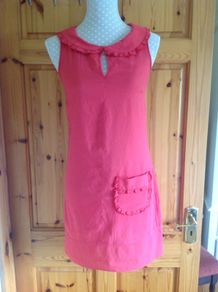 Size 8 Coral Coloured Dress
