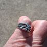 Vintage Sterling Silver Marcasite Rings Image 3
