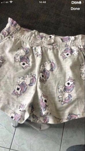 Girls shorts age 2/4