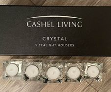 Cashel Living crystal tealight (5) holder