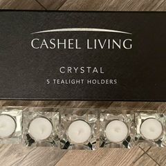 Cashel Living crystal tealight (5) holder