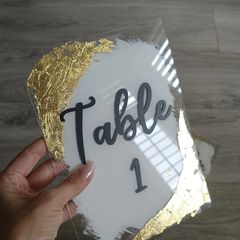 wedding table signs