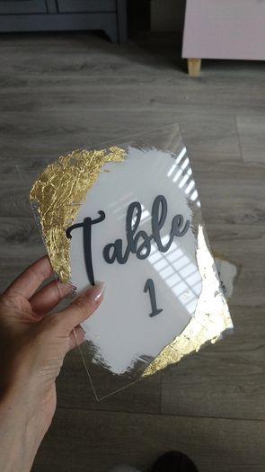 wedding table signs