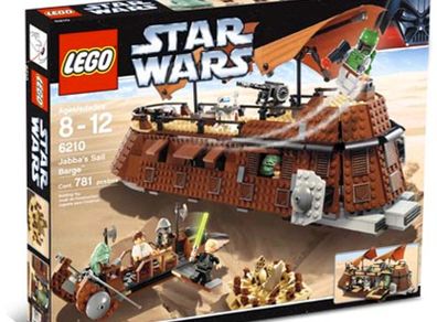 Lego Star Wars 6210: Jabba's Sail Barge (2006) 100% Complete W/BOX